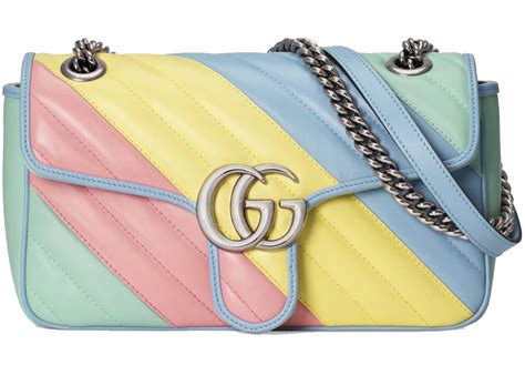 gucci multicolor pastel bag|Gucci purses for women.